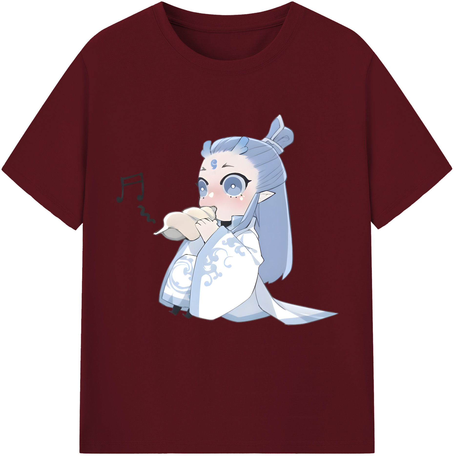 （画像用） Ne Zha 2 ナタ 魔童の大暴れ 綿100％半袖Tシャツ（フロントプリント）
